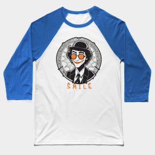 Joker Smiling Baseball T-Shirt